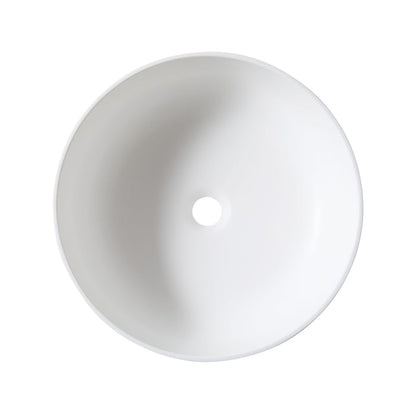 Solid Surface Round Basin 432X432X125mm