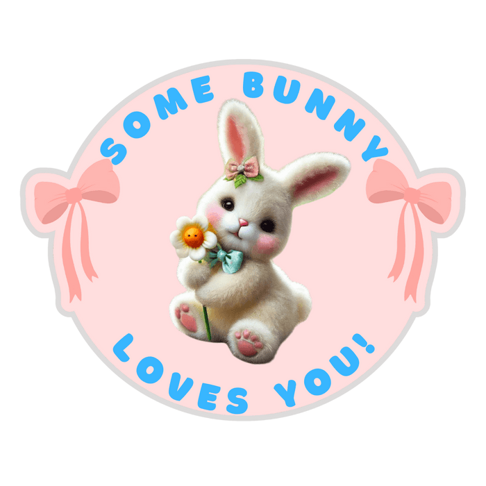 Some Bunny Loves You Baby Onesie - Hop into Easter with Adorable Style! 🐰💖 - Whippie's