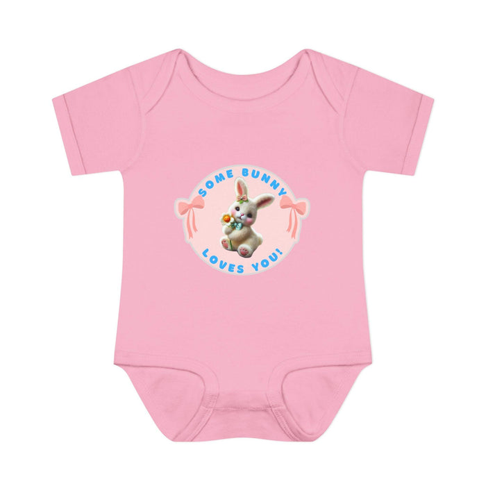 Some Bunny Loves You Baby Onesie - Hop into Easter with Adorable Style! 🐰💖 - Whippie's