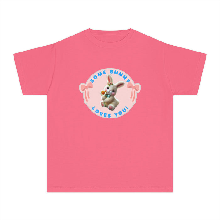 Some Bunny Loves You Youth Midweight Tee - Hop into Easter with Adorable Style! 🐰💖
