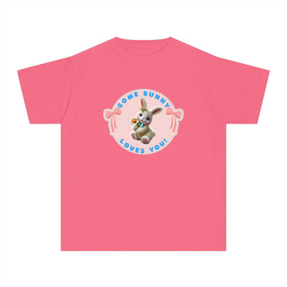 Some Bunny Loves You Youth Midweight Tee - Hop into Easter with Adorable Style! 🐰💖