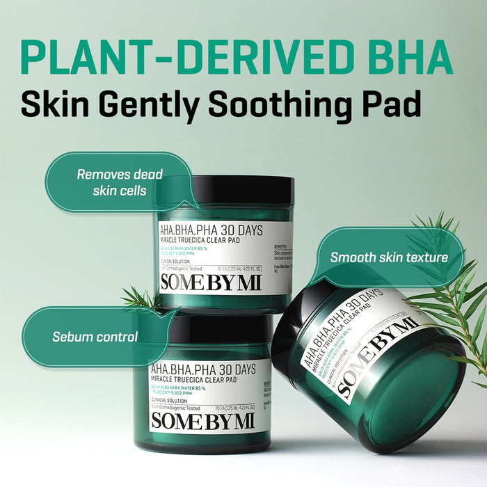 Some By Mi AHA/BHA/PHA 30 Days Miracle Truecica Clear Pad 70 Pads