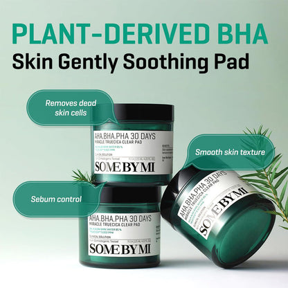 Some By Mi AHA/BHA/PHA 30 Days Miracle Truecica Clear Pad 70 Pads