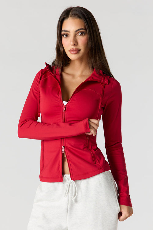 Sommer Ray Ultra Sculpt Hooded Zip Jacket