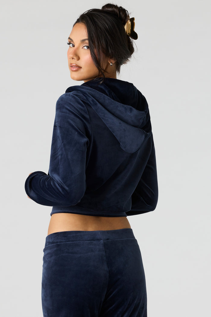 Sommer Ray Velour Zip Jacket