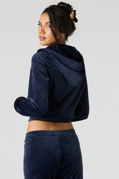 Sommer Ray Velour Zip Jacket