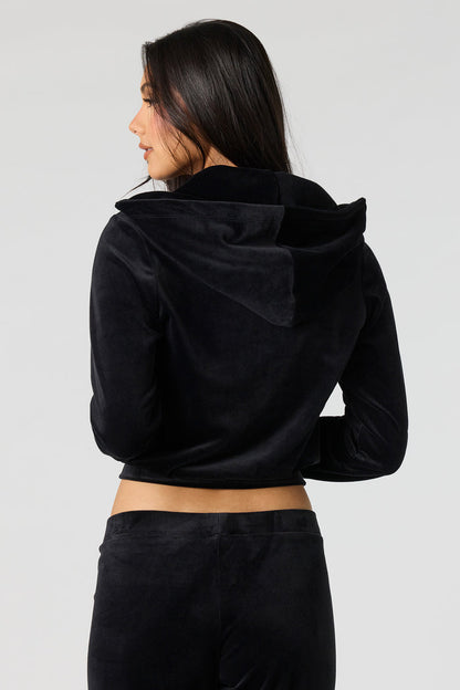 Sommer Ray Velour Zip Jacket