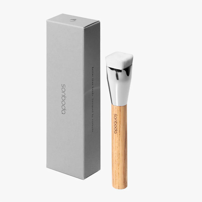 SONBODA 16 Square Foundation Vegan Brush - kvadratinis šepetėlis makiažo pagrindui