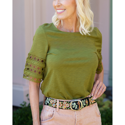 Southwest Walkabout Wool Belt- Assorted Sizes