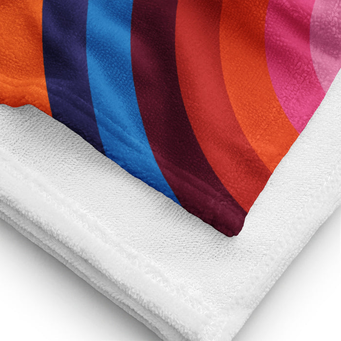 Space Orange K Beach Towel