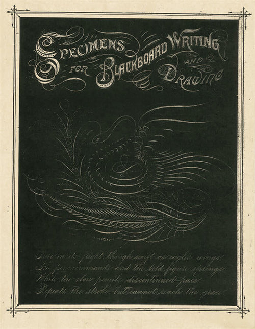 Specimens For Blackboard Writing (017) SPS143