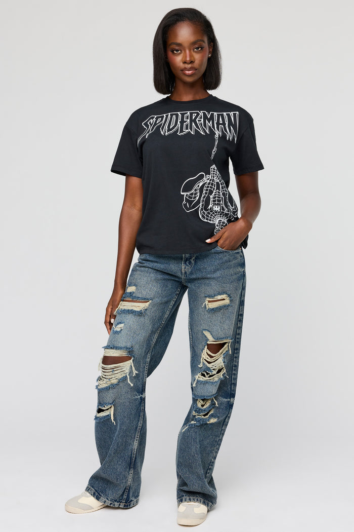 Spider-Man Graphic Boyfriend T-Shirt