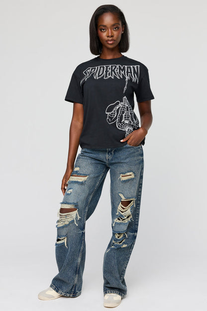 Spider-Man Graphic Boyfriend T-Shirt