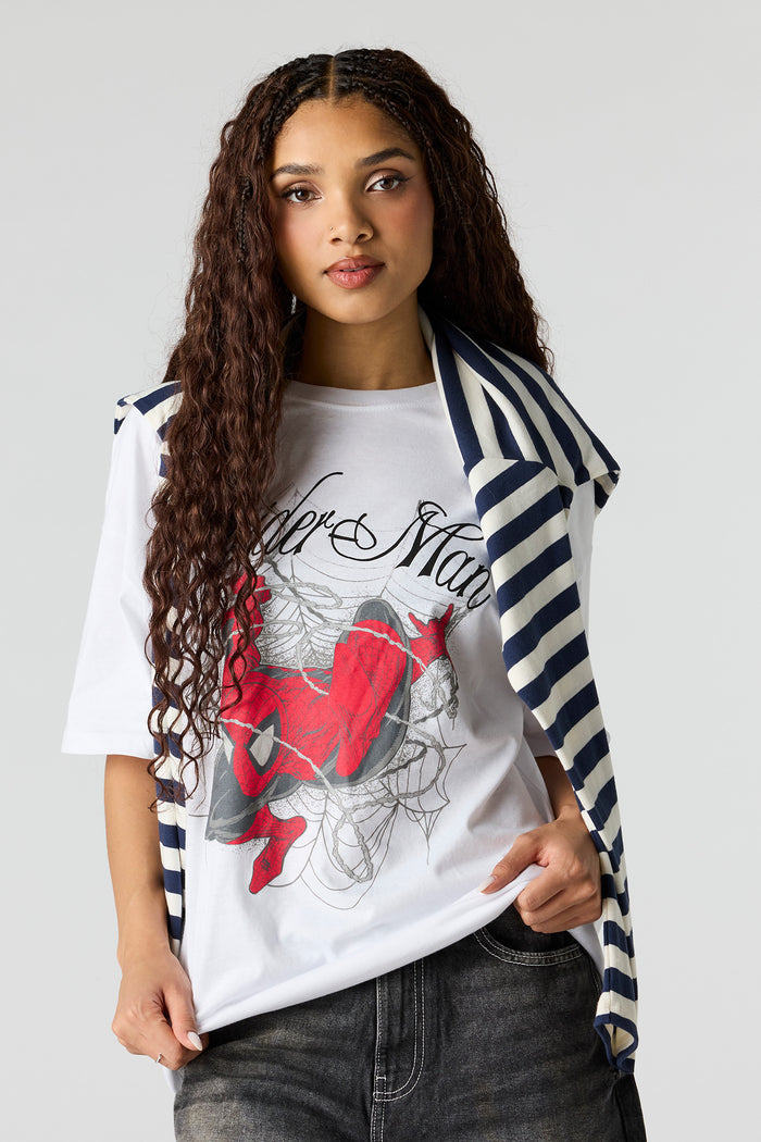 Spider-Man Graphic Oversized T-Shirt
