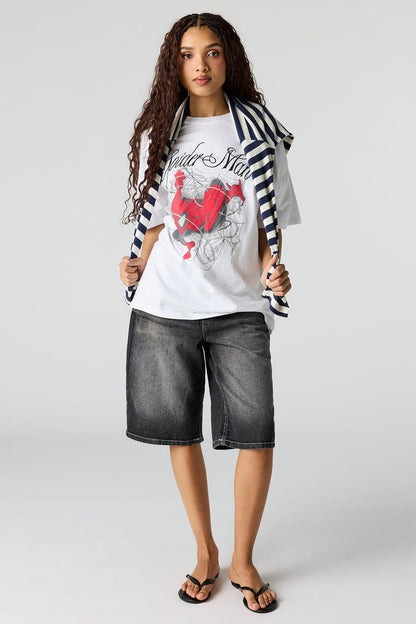 Spider-Man Graphic Oversized T-Shirt