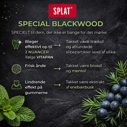 SPLAT - Tandpasta Blackwood - 100 ml.