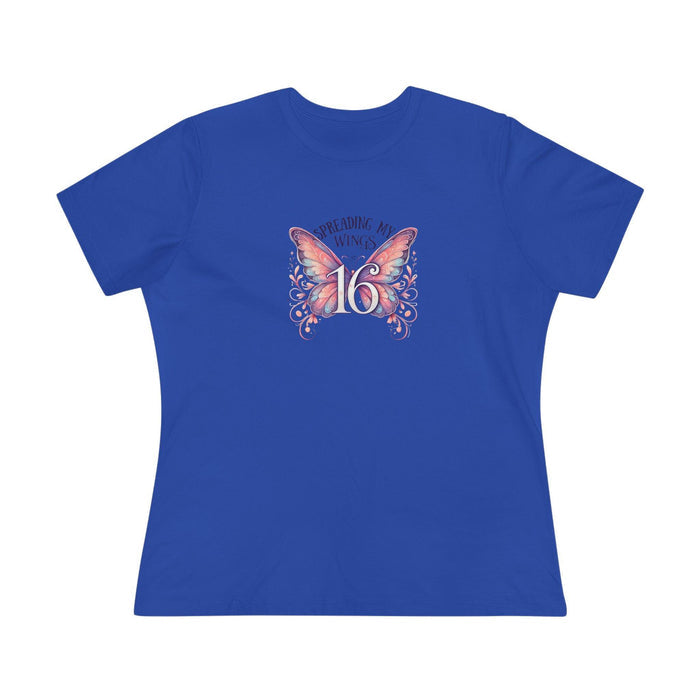 Spread My Wings at 16 - Soaring into a New Chapter 🦋 - Women's Softstyle Tee - Whippie's
