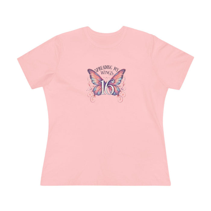 Spread My Wings at 16 - Soaring into a New Chapter 🦋 - Women's Softstyle Tee - Whippie's