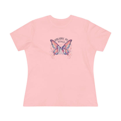 Spread My Wings at 16 - Soaring into a New Chapter 🦋 - Women's Softstyle Tee - Whippie's