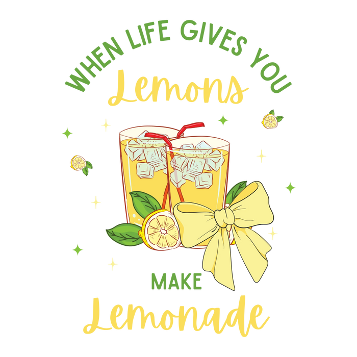 Squeeze the Day: Kids' Bow Lemonade T-Shirt - Make Life Sweet!