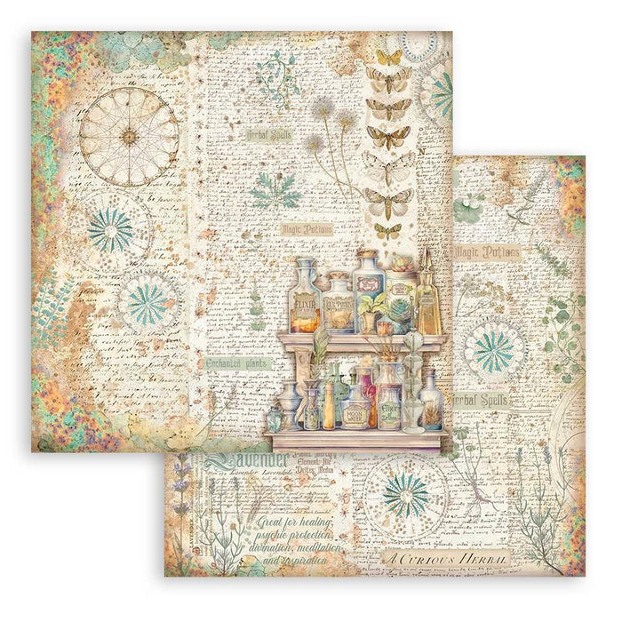 Stamperia - Double-Sided Paper Pad 12"X12" - 10/Pkg - Fortune. Start your paper craft projects with the perfect papers. Ideal for scrapbook pages, greeting cards and more! Acid free. Package contains ten double-sided 12x12 inch sheets (20 designs total). Available at embellish Away located in Bowmanville Ontario Canada