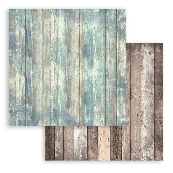 Stamperia - Double-Sided Paper Pad 8"X8" - 10/Pkg - Sea Land. The perfect start to your scrapbooks, cards and more! Available at Embellish Away located in Bowmanville Ontario Canada.