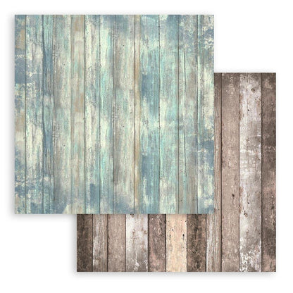 Stamperia - Double-Sided Paper Pad 8"X8" - 10/Pkg - Sea Land. The perfect start to your scrapbooks, cards and more! Available at Embellish Away located in Bowmanville Ontario Canada.