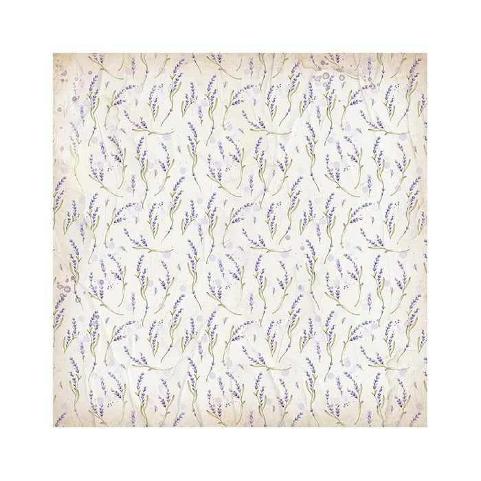 Stamperia - Polyester Fabric 12"X12" - 4/Pkg - Lavender. This fabric can be sewn by hand or machine, or used with craft glue. It can be washed by hand in cold water. Ready to use on greeting cards, mixed media, altered art and more. Available at Embellish Away located in Bowmanville Ontario Canada.