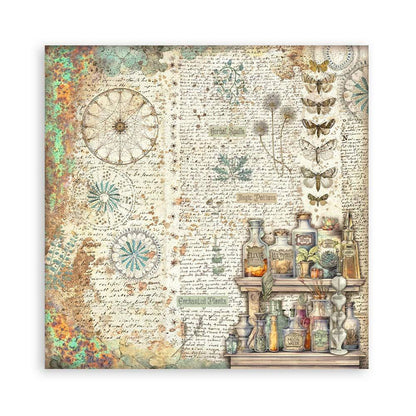 Stamperia - Single-Sided Paper Pad 8"X8" - 22/Pkg - Fortune. All you need for scrapbooking! This package contains twenty-two 8x8 inch sheets of single-sided paper, each in different designs. Acid free. Available at Embellish Away located in Bowmanville Ontario Canada.