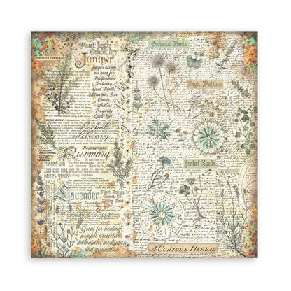 Stamperia - Single-Sided Paper Pad 8"X8" - 22/Pkg - Fortune. All you need for scrapbooking! This package contains twenty-two 8x8 inch sheets of single-sided paper, each in different designs. Acid free. Available at Embellish Away located in Bowmanville Ontario Canada.