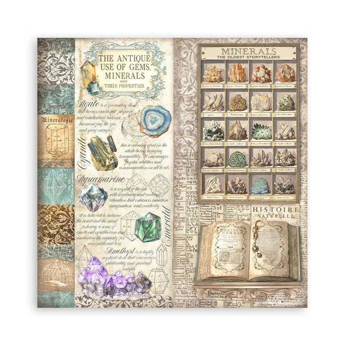 Stamperia - Single-Sided Paper Pad 8"X8" - 22/Pkg - Fortune. All you need for scrapbooking! This package contains twenty-two 8x8 inch sheets of single-sided paper, each in different designs. Acid free. Available at Embellish Away located in Bowmanville Ontario Canada.