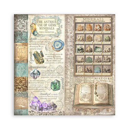 Stamperia - Single-Sided Paper Pad 8"X8" - 22/Pkg - Fortune. All you need for scrapbooking! This package contains twenty-two 8x8 inch sheets of single-sided paper, each in different designs. Acid free. Available at Embellish Away located in Bowmanville Ontario Canada.