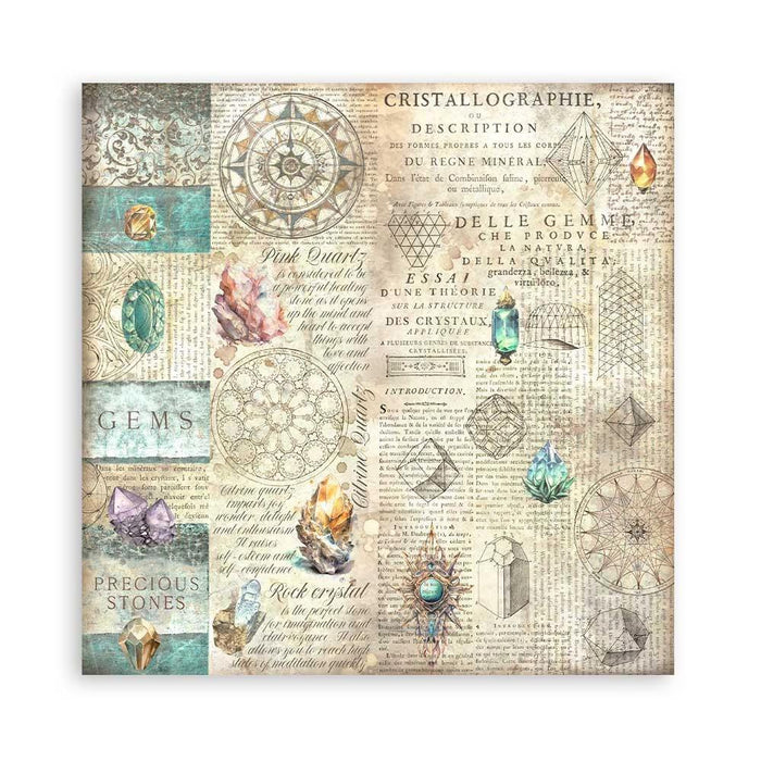 Stamperia - Single-Sided Paper Pad 8"X8" - 22/Pkg - Fortune. All you need for scrapbooking! This package contains twenty-two 8x8 inch sheets of single-sided paper, each in different designs. Acid free. Available at Embellish Away located in Bowmanville Ontario Canada.