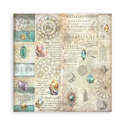 Stamperia - Single-Sided Paper Pad 8"X8" - 22/Pkg - Fortune. All you need for scrapbooking! This package contains twenty-two 8x8 inch sheets of single-sided paper, each in different designs. Acid free. Available at Embellish Away located in Bowmanville Ontario Canada.