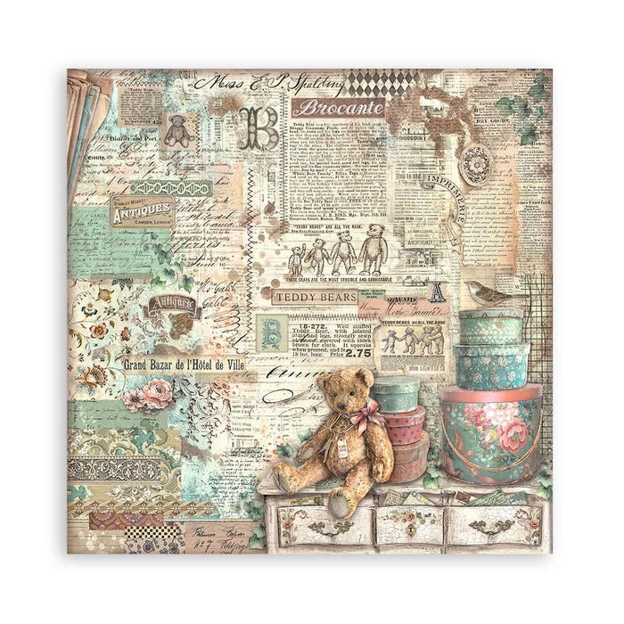 Stamperia - Double-Sided Paper Pad 8"X8" - 22/Pkg - Brocante Antiques. All you need for scrapbooking! This package contains 22 sheets of 8x8 single-sided cardstock. Available in a variety of designs, each sold separately. Acid Free.