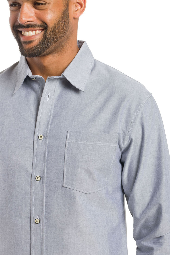 Steward | Men's Long Sleeve Oxford Woven Shirt