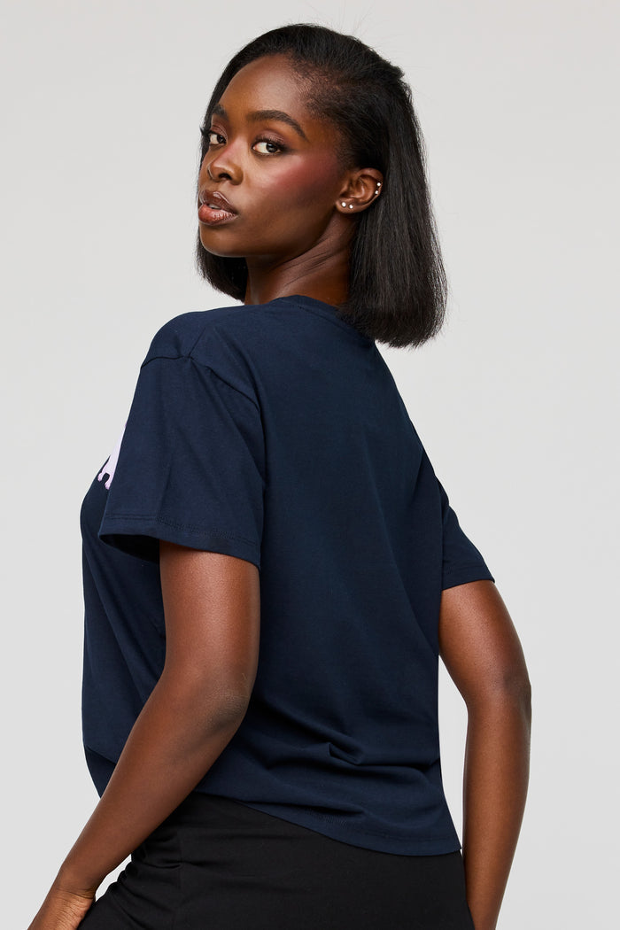 Stitch & Angel Graphic Boyfriend T-Shirt