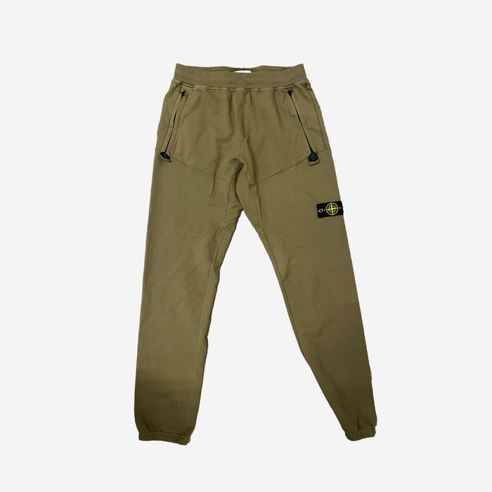 STONE ISLAND MILITARY GREEN SWEATPANTS YOUTH 14Y