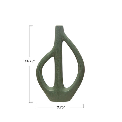 Stoneware Sculptural Vase