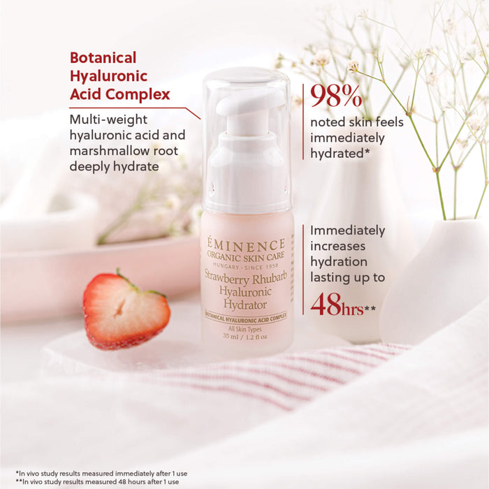Eminence Strawberry Rhubarb Hyaluronic Hydrator - Information