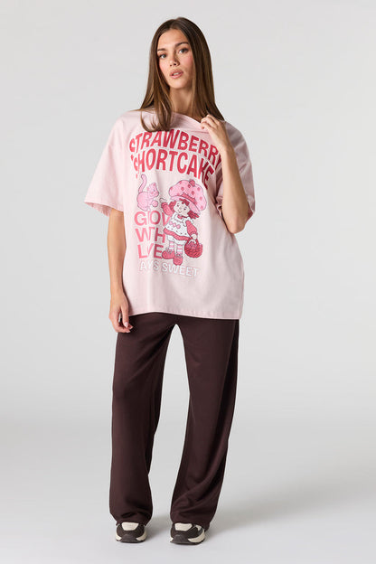 Strawberry Shortcake Graphic Oversized T-Shirt