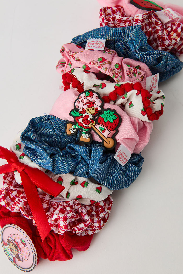 Strawberry Shortcake Hair Scrunchie Set