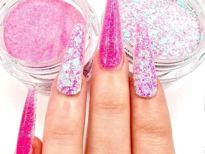 -Glitter-Dip-Nail-Powder-Strawberry Soft Serve-Fairy-Glamor