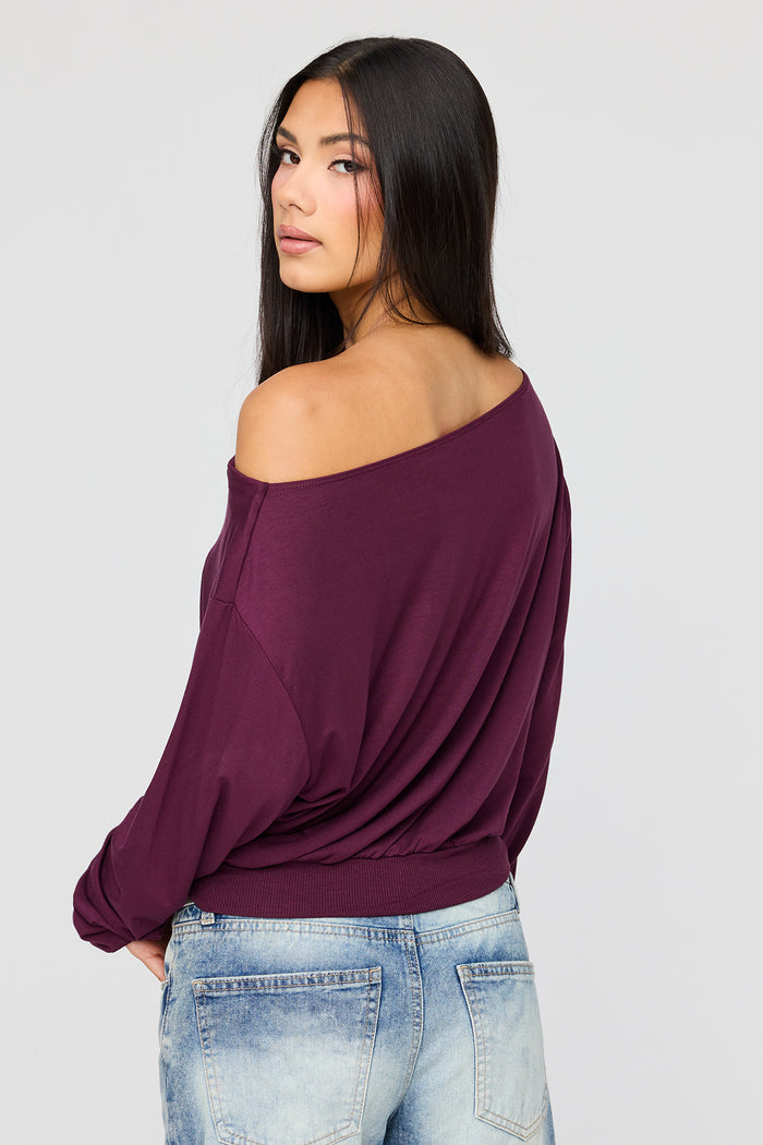 Studded Off Shoulder Top