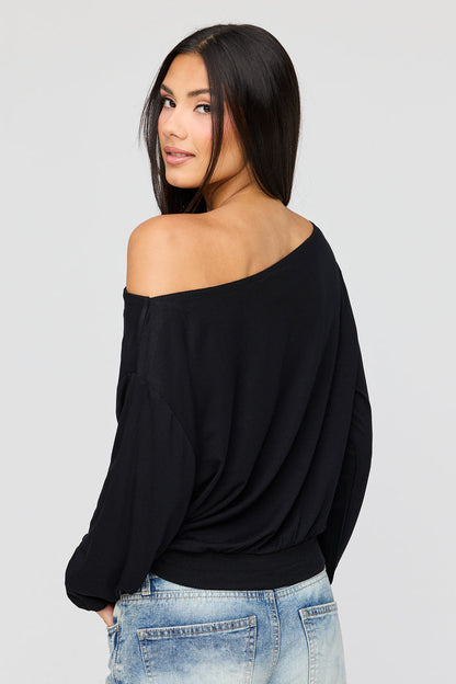 Studded Off Shoulder Top