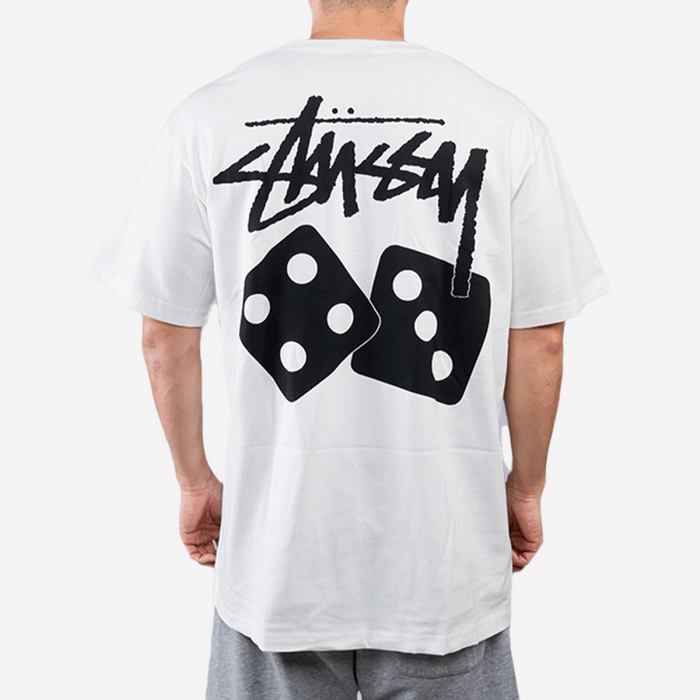 Stussy Dice Dyed T-Shirt White