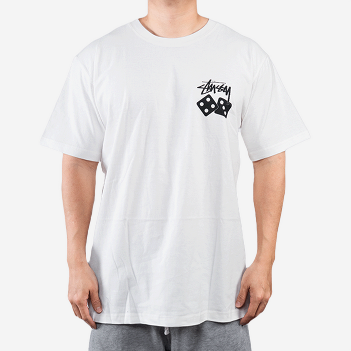 Stussy Dice Dyed T-Shirt White