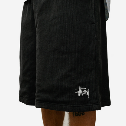 STUSSY DOUBLE LAYER JERSEY SHORT
