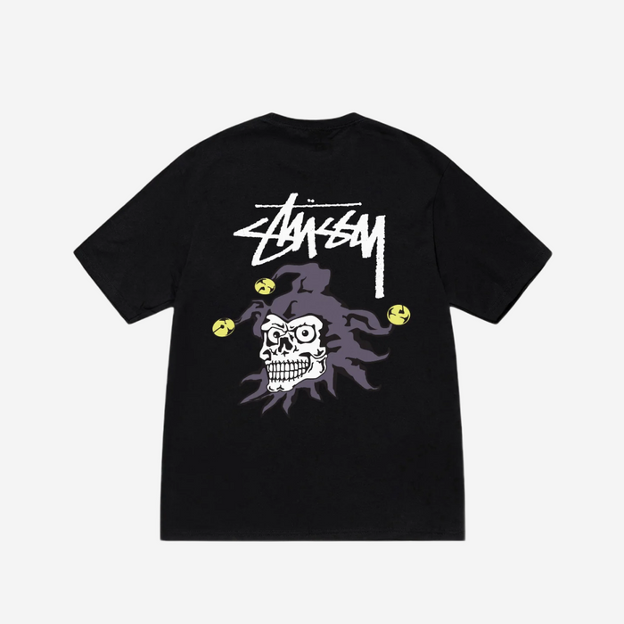 STUSSY JOKER TEE BLACK
