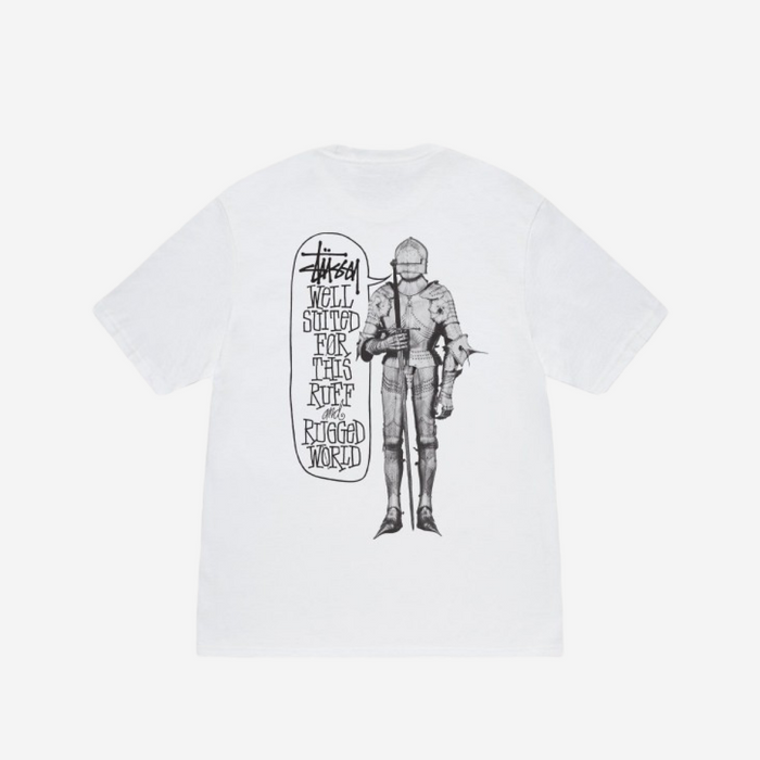 STUSSY WELL SUITED TEE WHITE